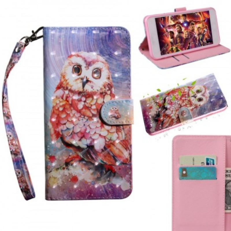 Kotelot Huawei P30 Lite Owl The Painter