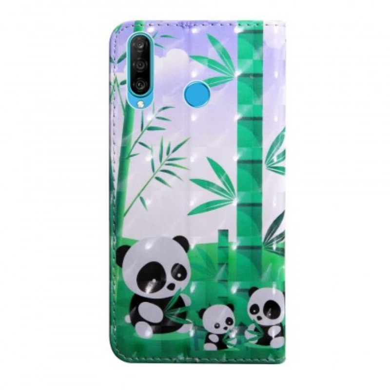 Kotelot Huawei P30 Lite Panda Perhe