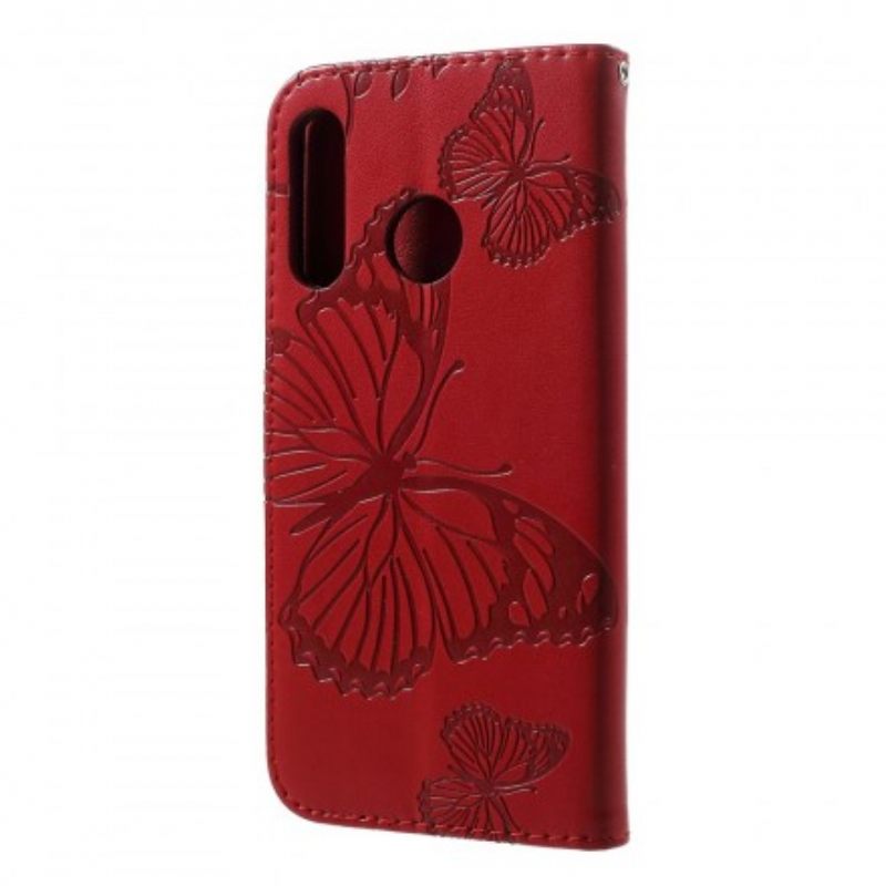 Kotelot Huawei P30 Lite Suojaketju Kuori Giant Thong Butterflies