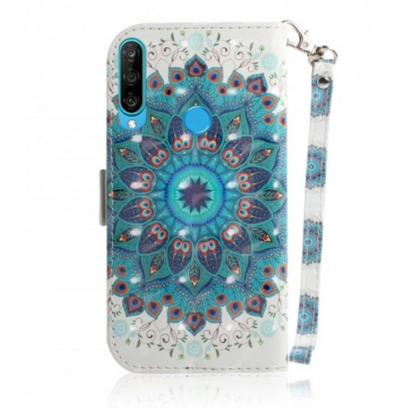 Kotelot Huawei P30 Lite Suojaketju Kuori Magistral Strappy Mandala