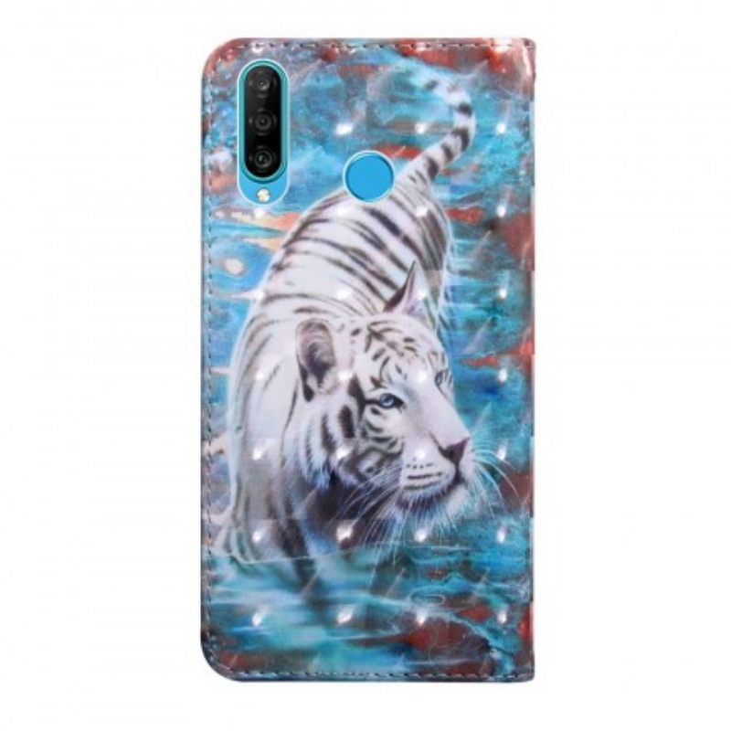 Kotelot Huawei P30 Lite Tiger In The Water