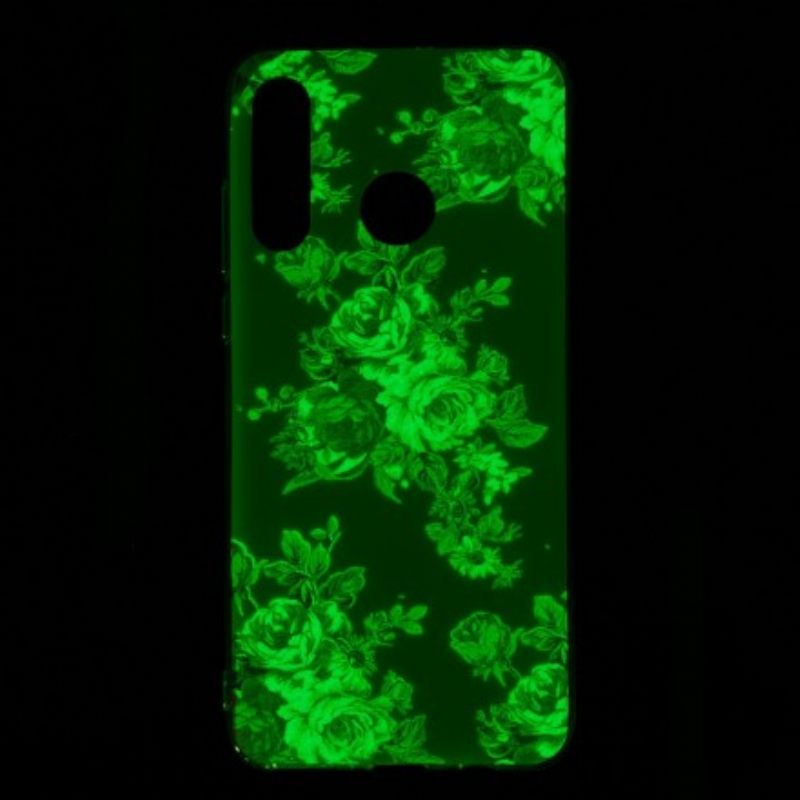 Kuori Huawei P30 Lite Fluorescent Liberty Flowers