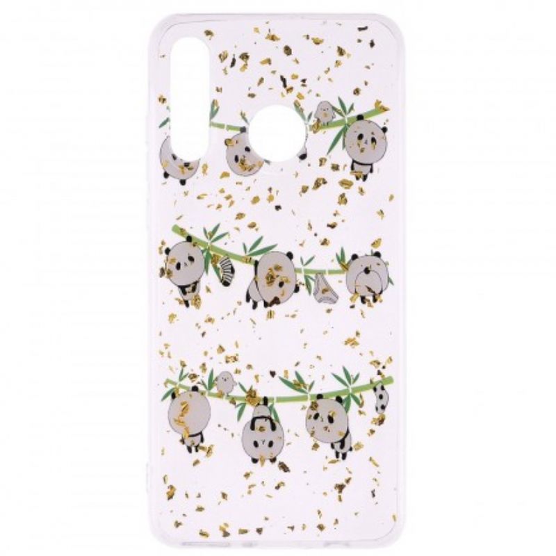 Kuori Huawei P30 Lite Pandas Vaatelinjalla