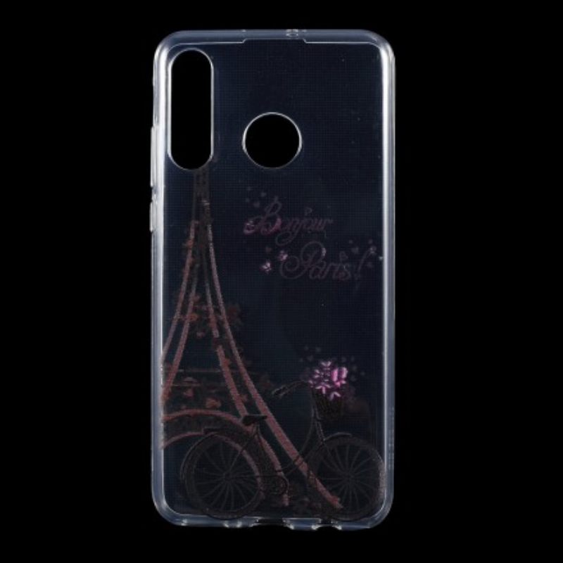 Kuori Huawei P30 Lite Transparent Hei Paris