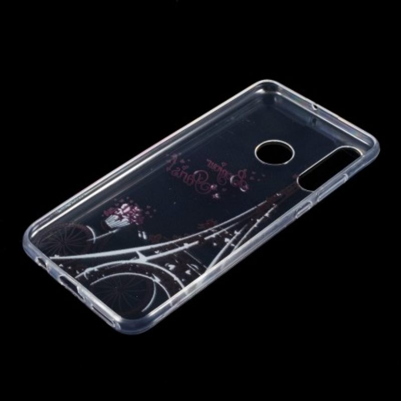 Kuori Huawei P30 Lite Transparent Hei Paris