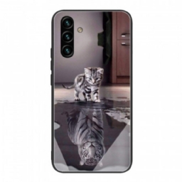 Case Samsung Galaxy A13 5G / A04s Karkaistu Lasi Ernest Tiikeri