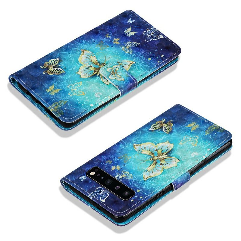 Kotelot Samsung Galaxy S10 5G Golden Butterflies