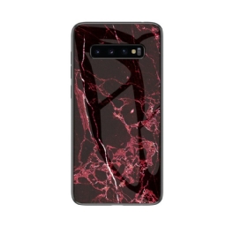 Kuori Samsung Galaxy S10 5G Marble Tempered Glass