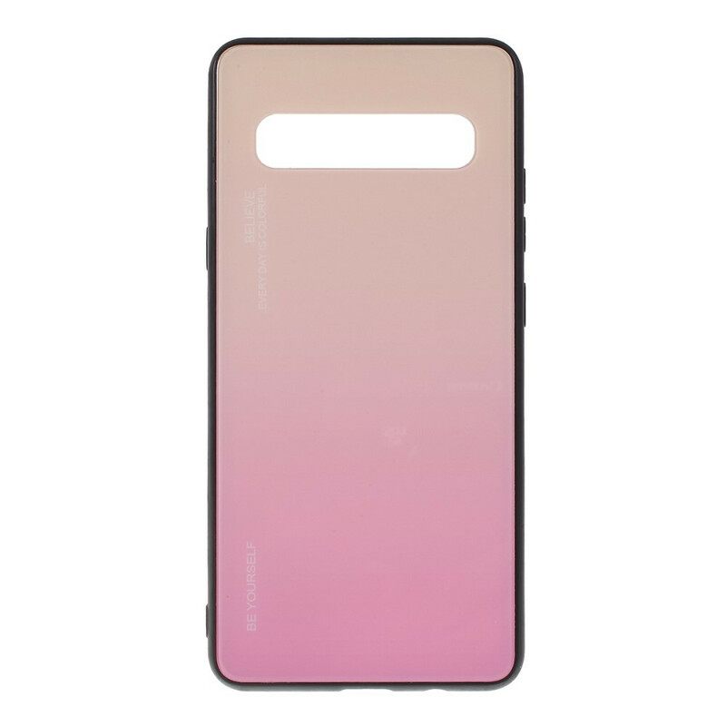 Kuori Samsung Galaxy S10 5G Tempered Glass Ole Oma Itsesi