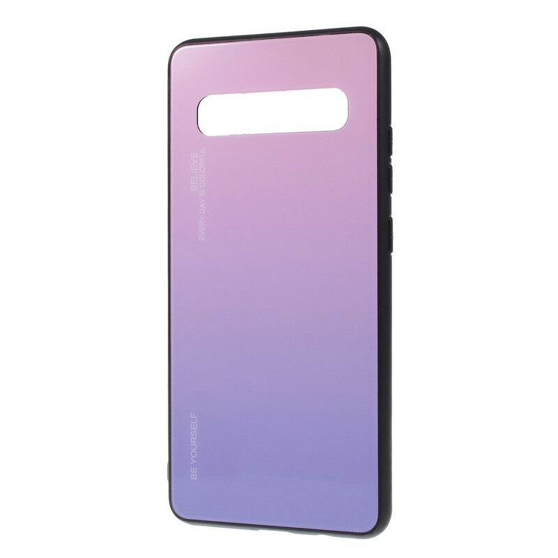 Kuori Samsung Galaxy S10 5G Tempered Glass Ole Oma Itsesi