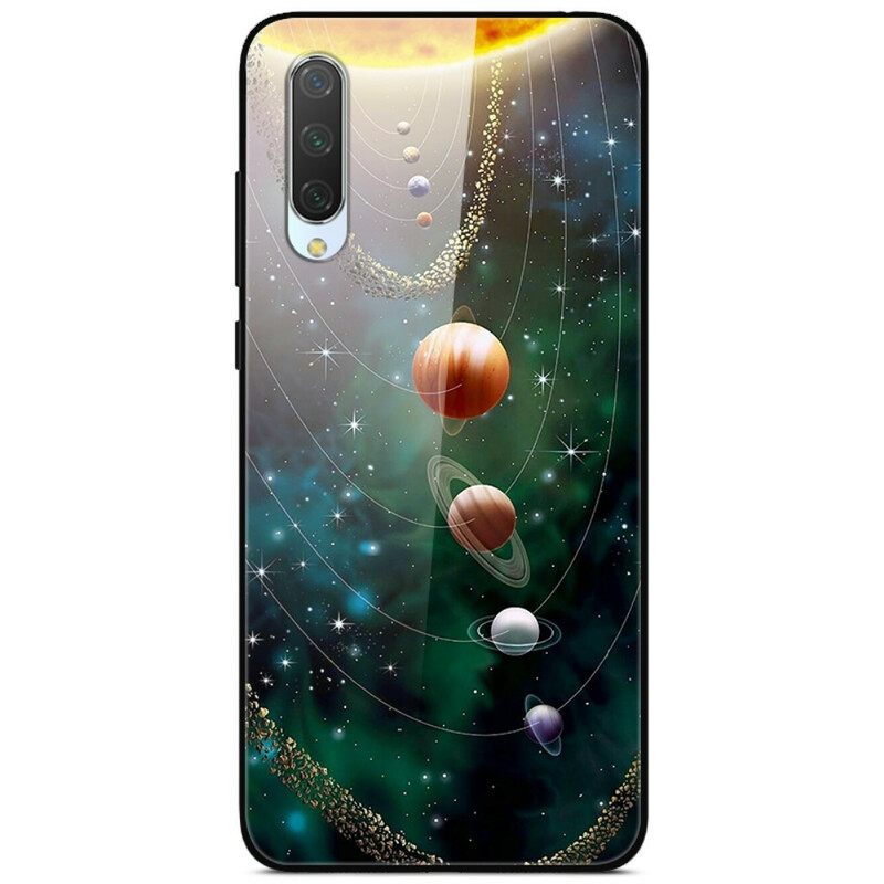 Case Xiaomi Mi A3 Tempered Glass Planet Solar System