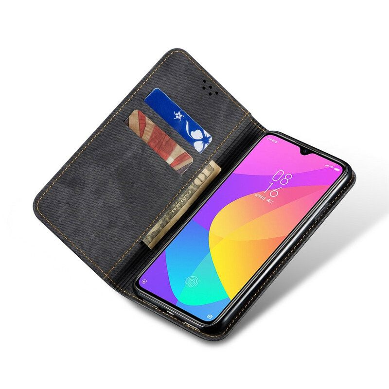 Puhelinkuoret Xiaomi Mi A3 Kotelot Flip Denim Kangas