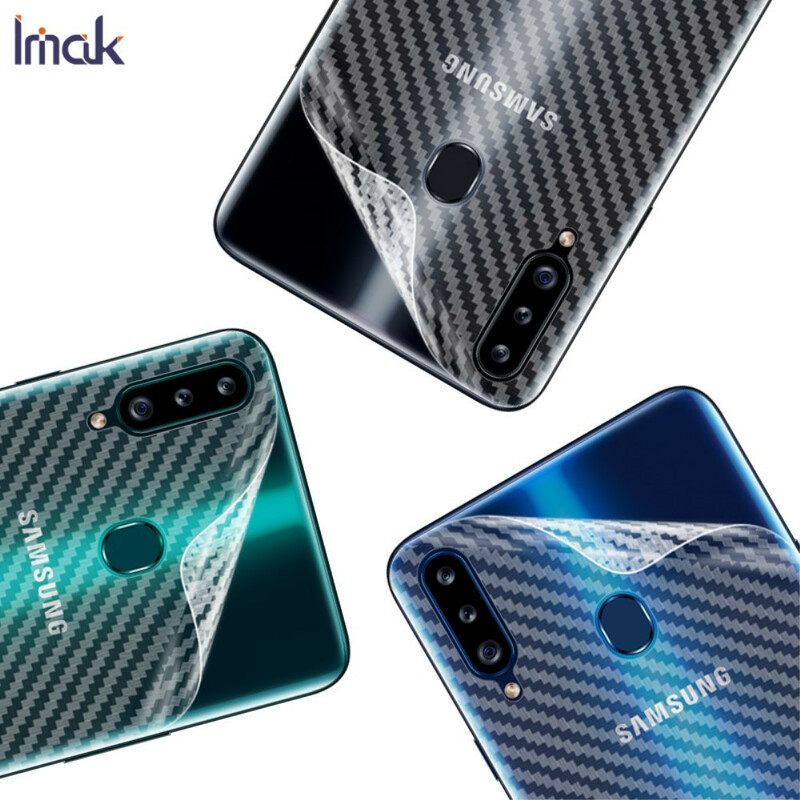 Selkäsuojakalvo Samsung Galaxy A20S Style Carbon Imak Puhelimelle