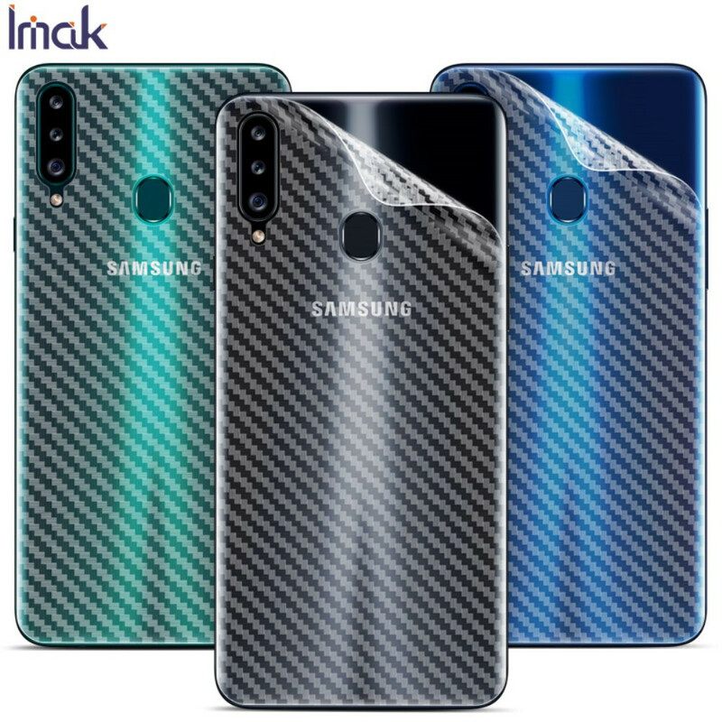 Selkäsuojakalvo Samsung Galaxy A20S Style Carbon Imak Puhelimelle