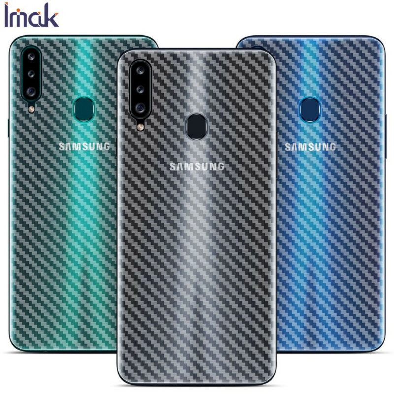 Selkäsuojakalvo Samsung Galaxy A20S Style Carbon Imak Puhelimelle