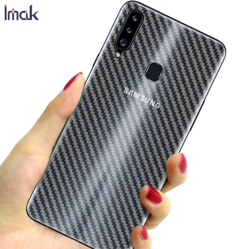 Selkäsuojakalvo Samsung Galaxy A20S Style Carbon Imak Puhelimelle