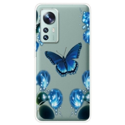 Kuori Xiaomi 12 Pro Silicone Butterfly Decline