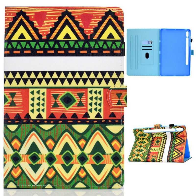 Flip Case Samsung Galaxy Tab S7 / Tab S8 Aztec