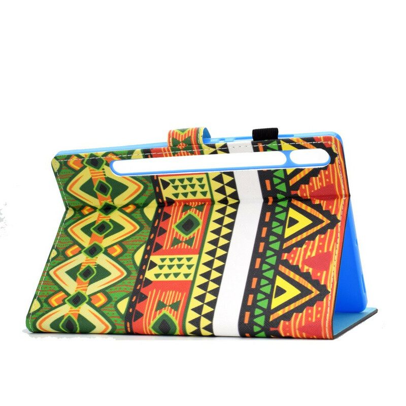 Flip Case Samsung Galaxy Tab S7 / Tab S8 Aztec