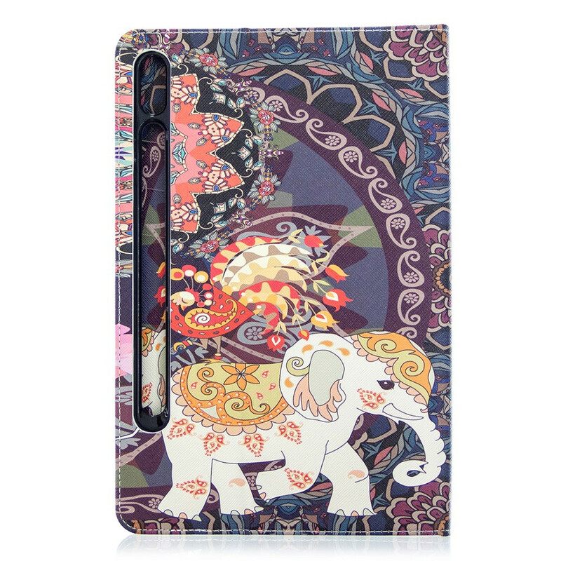 Flip Case Samsung Galaxy Tab S7 / Tab S8 Elephant Print Pattern