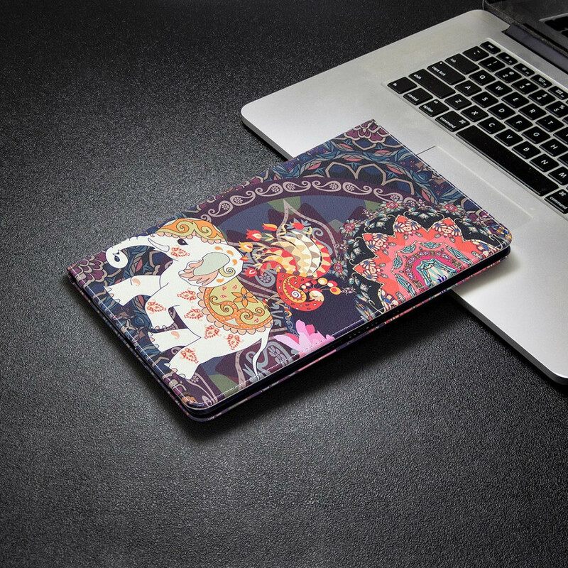 Flip Case Samsung Galaxy Tab S7 / Tab S8 Elephant Print Pattern