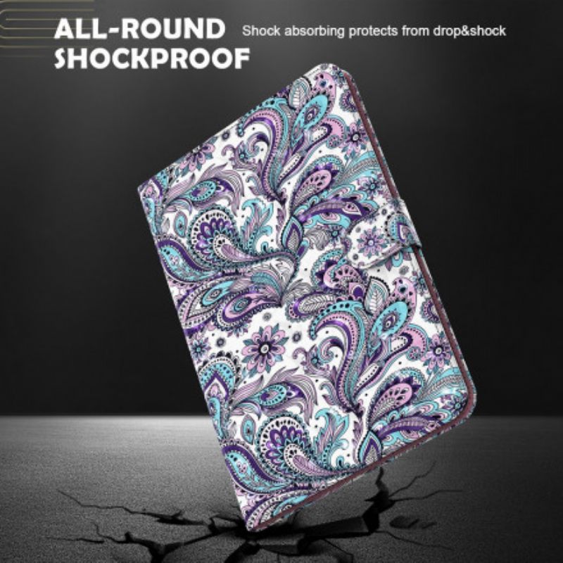 Flip Case Samsung Galaxy Tab S7 / Tab S8 Paisley Kuvio