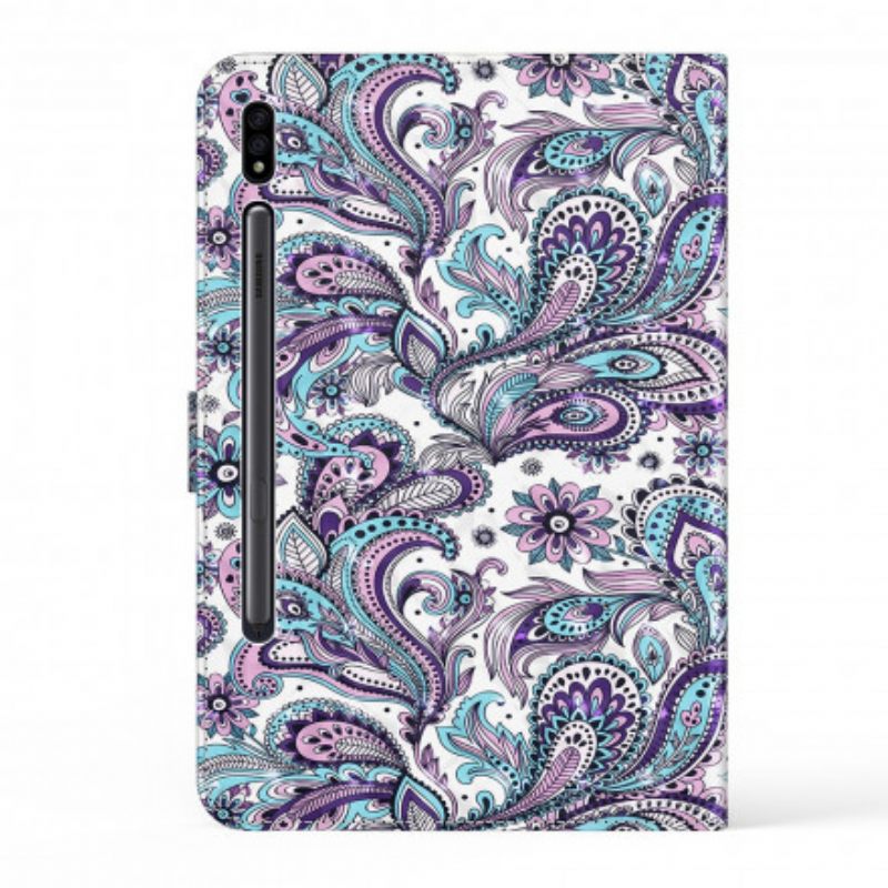 Flip Case Samsung Galaxy Tab S7 / Tab S8 Paisley Kuvio