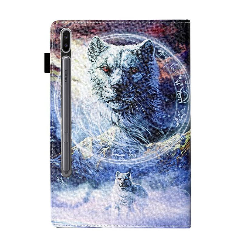 Flip Case Samsung Galaxy Tab S7 / Tab S8 Wolves