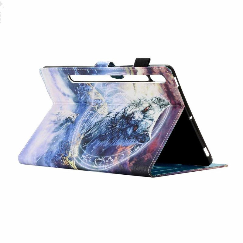 Flip Case Samsung Galaxy Tab S7 / Tab S8 Wolves