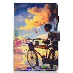 Kotelot Samsung Galaxy Tab S7 / Tab S8 Bike Art