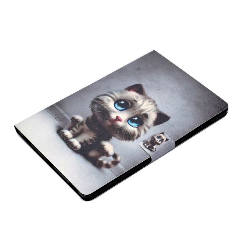 Kotelot Samsung Galaxy Tab S7 / Tab S8 Blue Eyes Cat