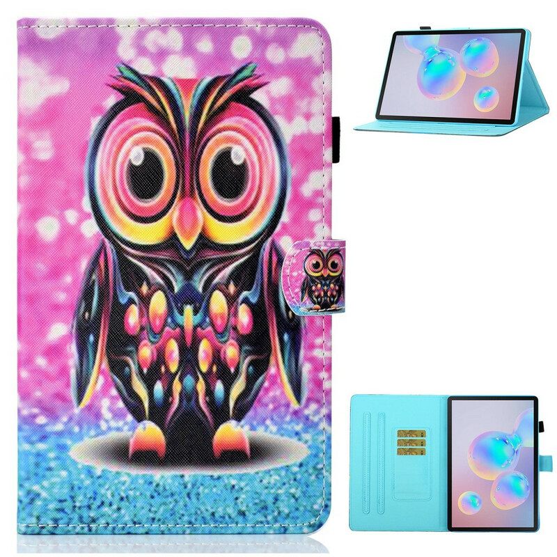 Kotelot Samsung Galaxy Tab S7 / Tab S8 Burst Owl