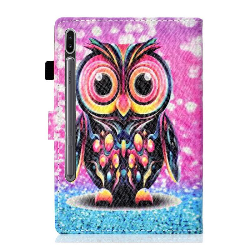 Kotelot Samsung Galaxy Tab S7 / Tab S8 Burst Owl