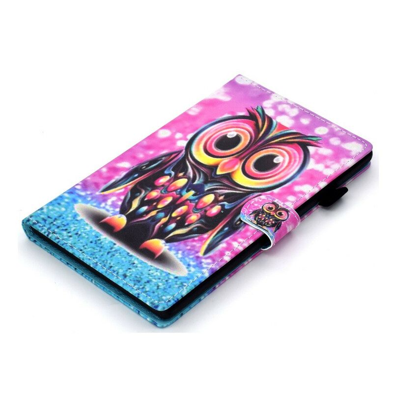 Kotelot Samsung Galaxy Tab S7 / Tab S8 Burst Owl