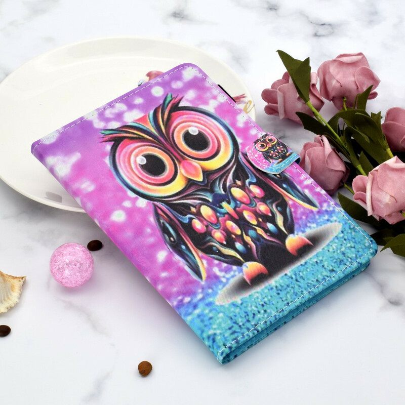 Kotelot Samsung Galaxy Tab S7 / Tab S8 Burst Owl