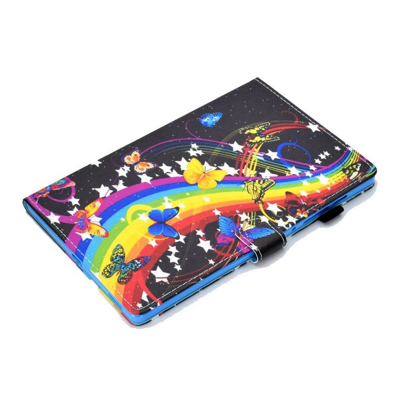 Kotelot Samsung Galaxy Tab S7 / Tab S8 Butterflies Butterfly