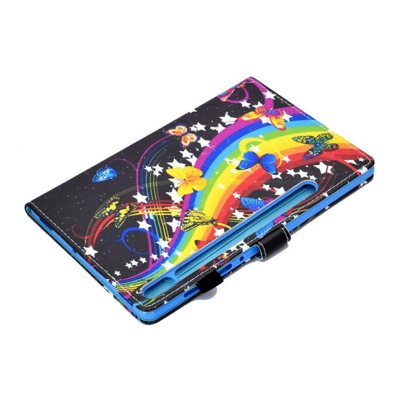 Kotelot Samsung Galaxy Tab S7 / Tab S8 Butterflies Butterfly