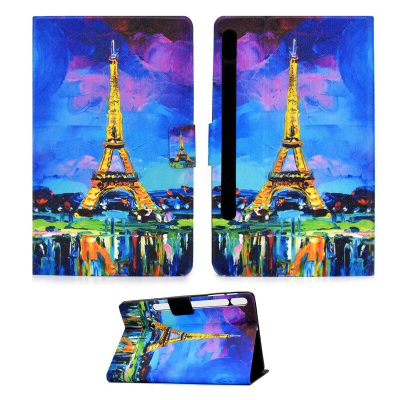 Kotelot Samsung Galaxy Tab S7 / Tab S8 Eiffel-torni