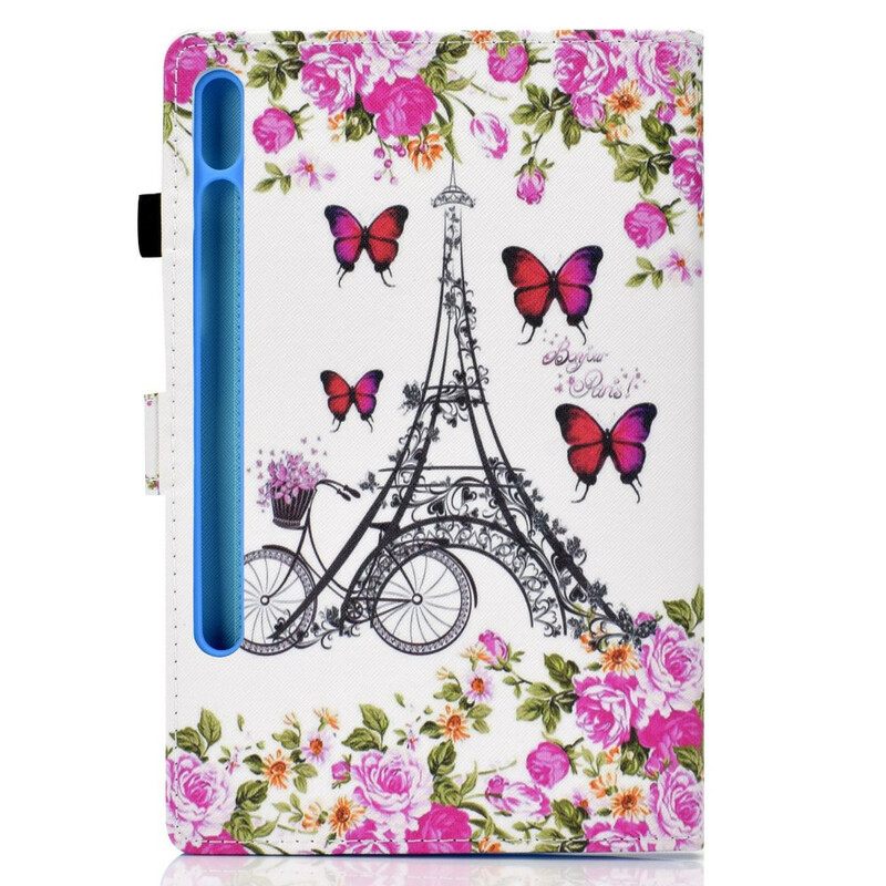 Kotelot Samsung Galaxy Tab S7 / Tab S8 Eiffel Tower Pyörä