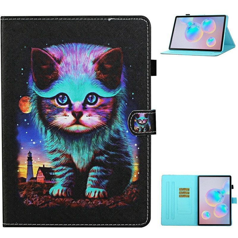 Kotelot Samsung Galaxy Tab S7 / Tab S8 Electric Cat