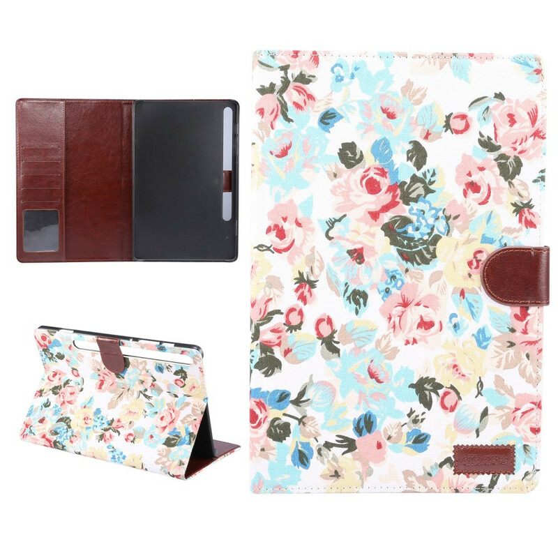 Kotelot Samsung Galaxy Tab S7 / Tab S8 Liberty Flowers