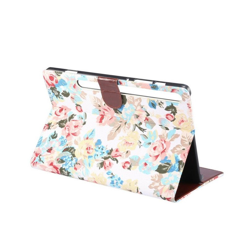 Kotelot Samsung Galaxy Tab S7 / Tab S8 Liberty Flowers