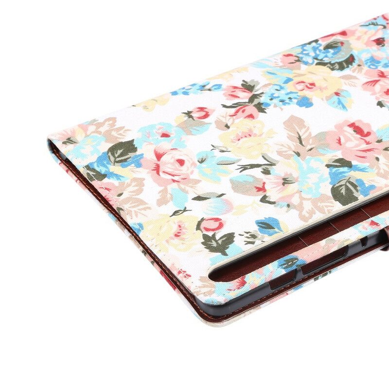 Kotelot Samsung Galaxy Tab S7 / Tab S8 Liberty Flowers