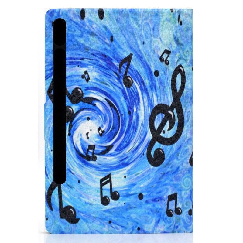 Kotelot Samsung Galaxy Tab S7 / Tab S8 Music Notes