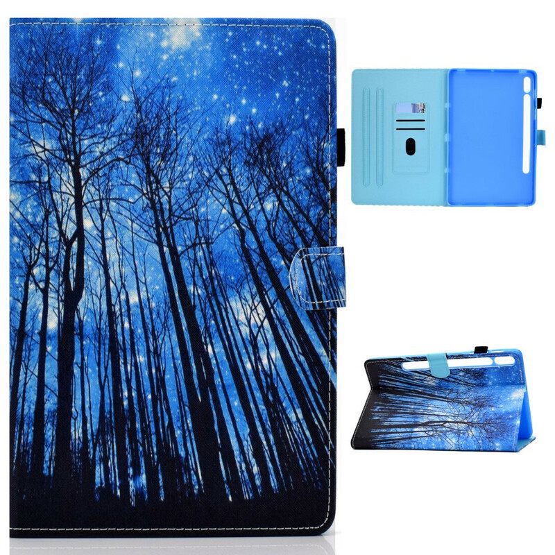 Kotelot Samsung Galaxy Tab S7 / Tab S8 Night Forest