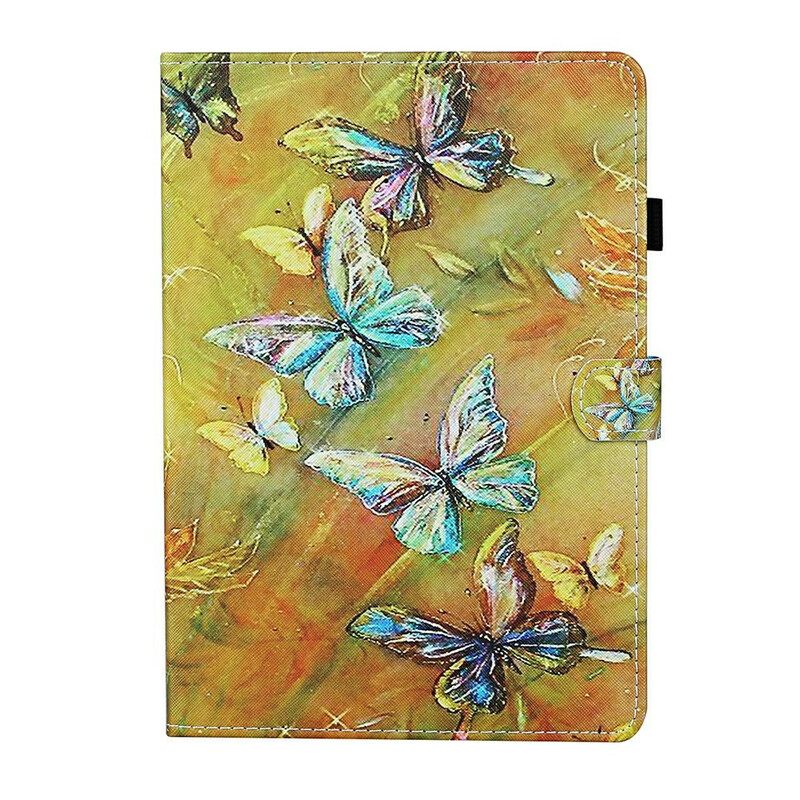 Kotelot Samsung Galaxy Tab S7 / Tab S8 Painted Butterflies