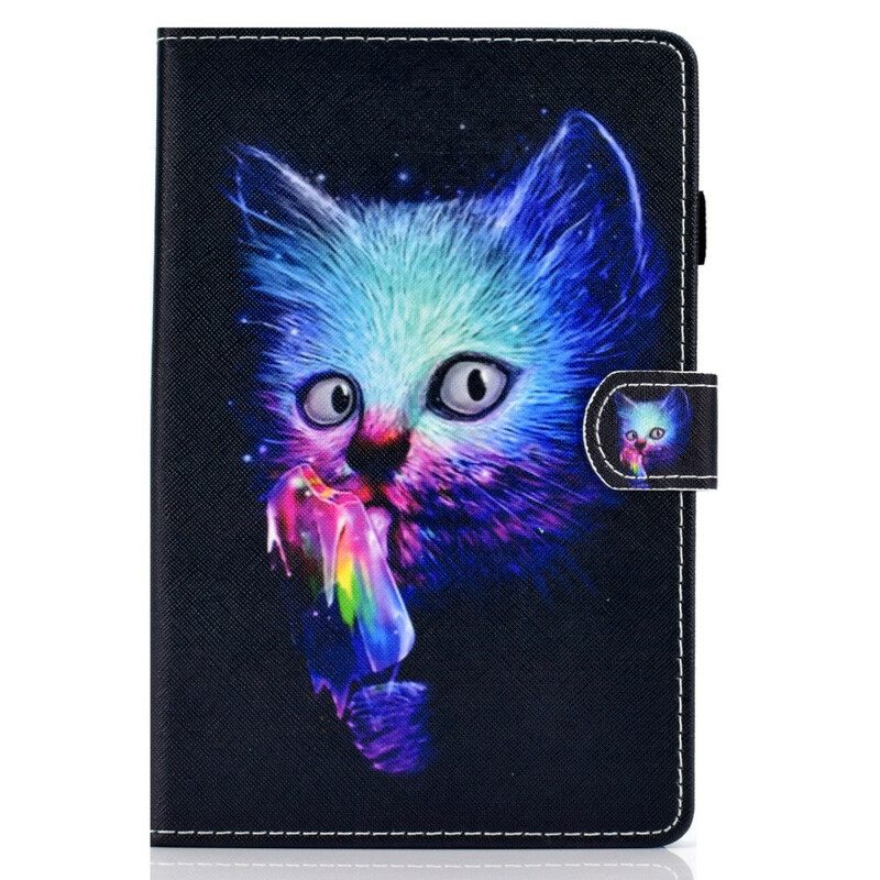 Kotelot Samsung Galaxy Tab S7 / Tab S8 Psycho Cat