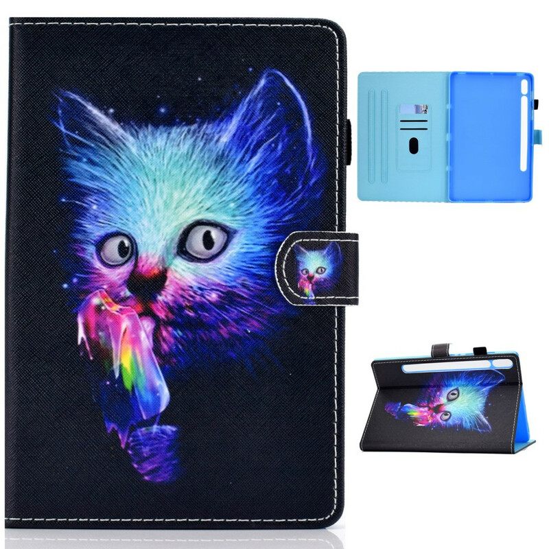 Kotelot Samsung Galaxy Tab S7 / Tab S8 Psycho Cat