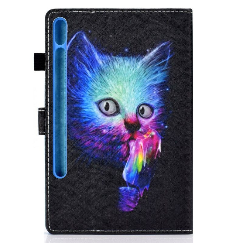 Kotelot Samsung Galaxy Tab S7 / Tab S8 Psycho Cat