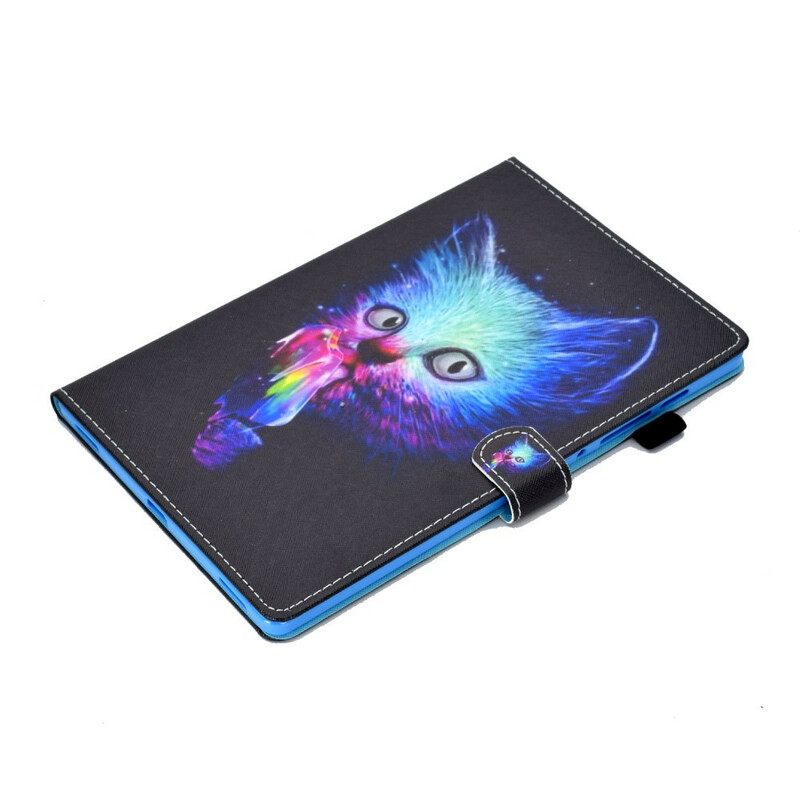 Kotelot Samsung Galaxy Tab S7 / Tab S8 Psycho Cat